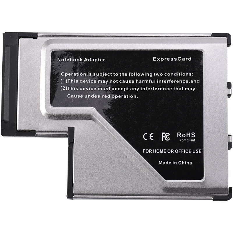 Фото 3-портовый скрытый внутренний USB 3.0 адаптер-конвертер для Express Card 54 мм, чипсет FL1100-A69M №3