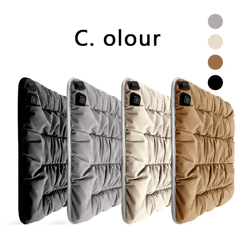 

Подушка для сиденья с подогревом автомобиля, подушка для сиденья двойного назначения, теплая Массажная подушка для сиденья для дома и автом...