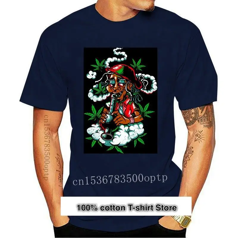

Camiseta Jamaiquina para hombre, Rasta Weed High Smoke Bong, regalo, tendencia 2021, nueva