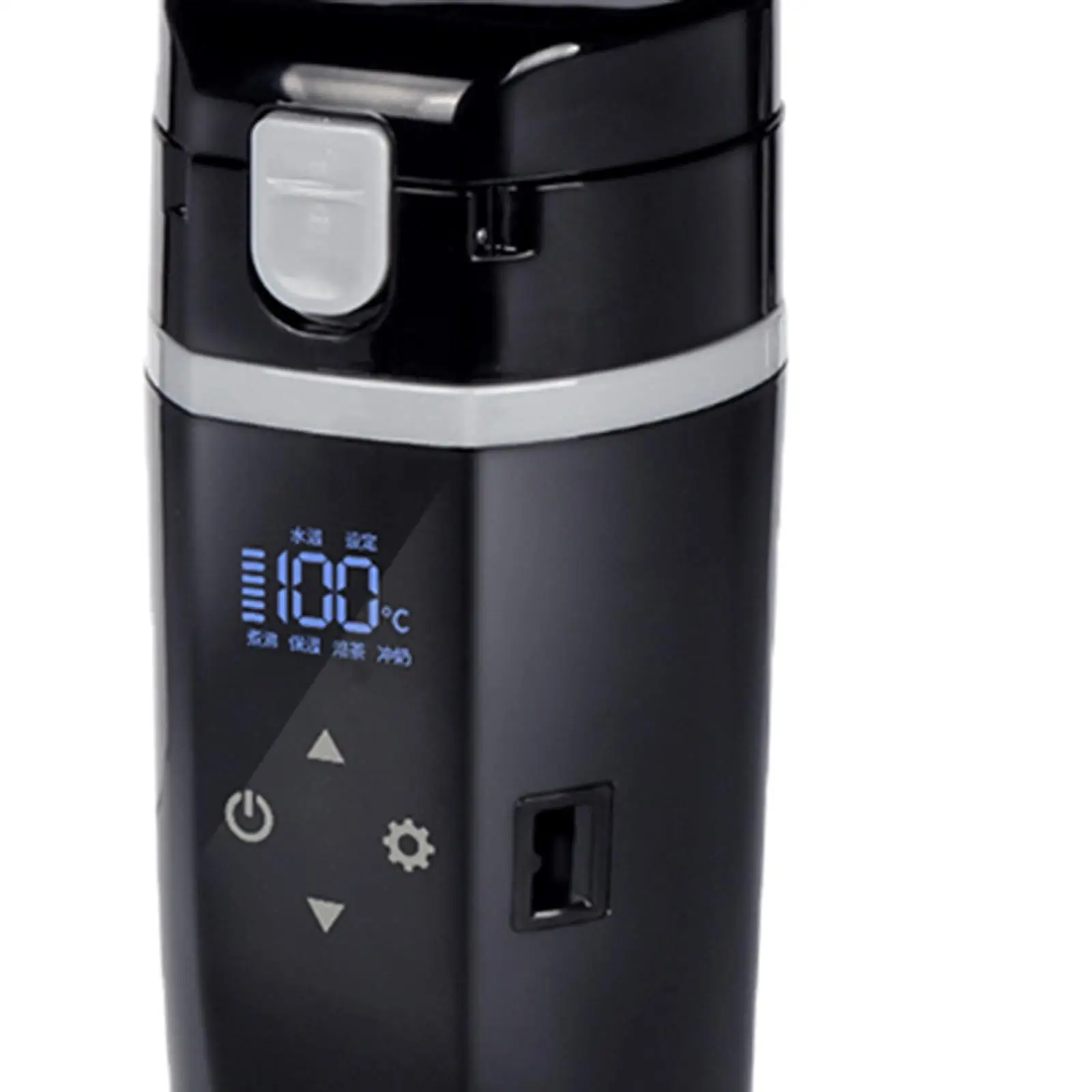 

Electric Car Kettle 12V 24V Digital Display for Travel Boat elastic cover