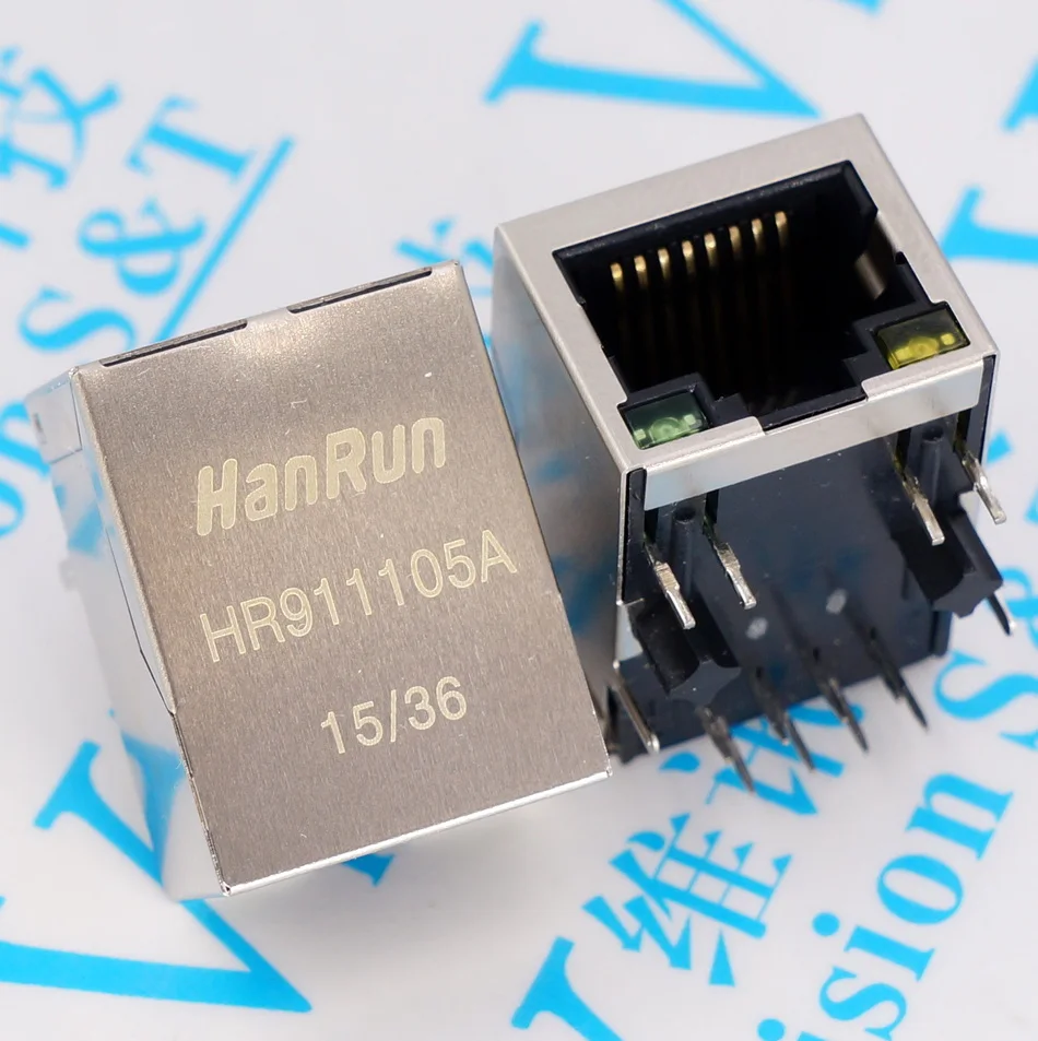 Розетка сетевая HR911105 с искусственной компенсацией трансформатор 10 быстрыми