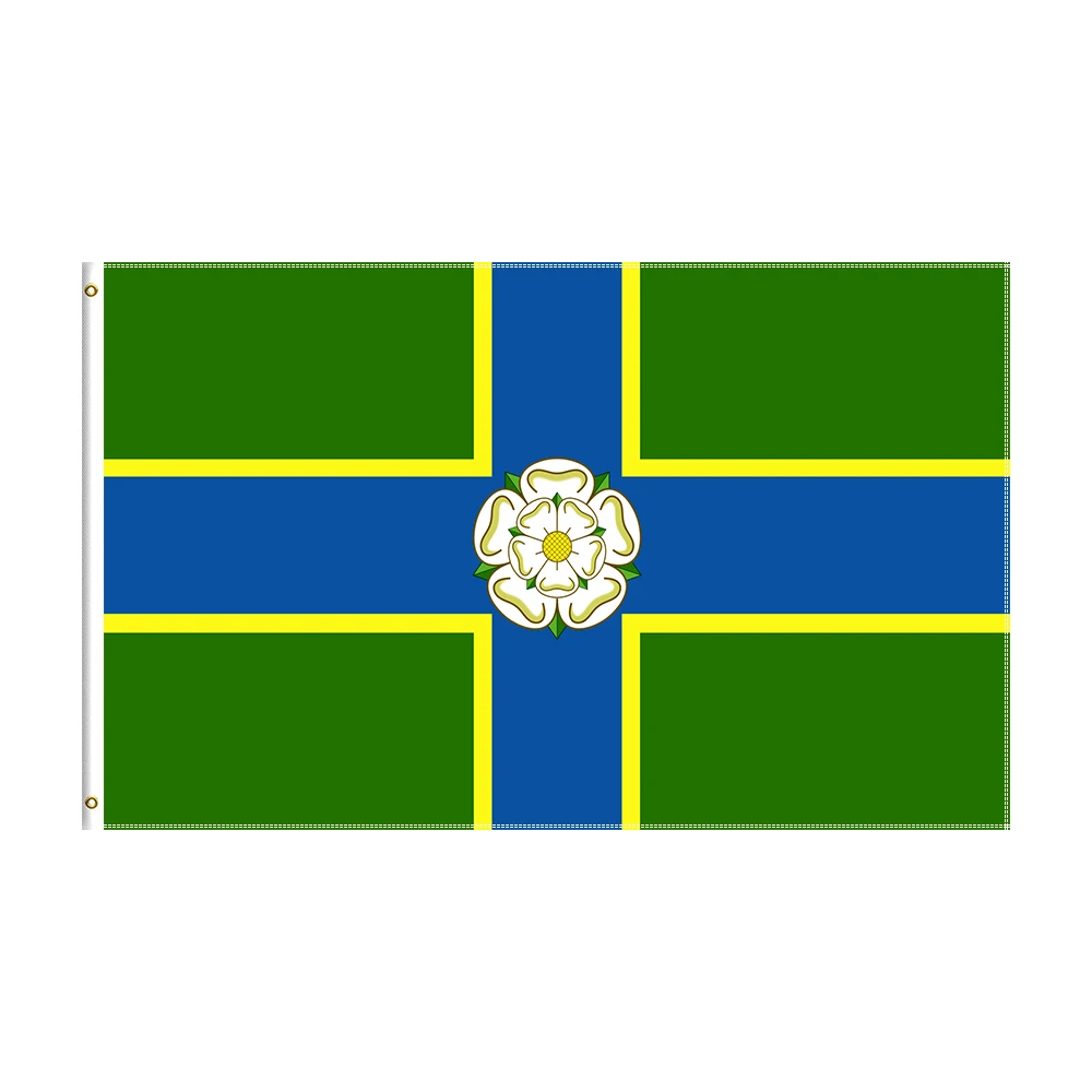 

3x5 Ft North Riding Flag Polyester Printed English County Banner For Decor
