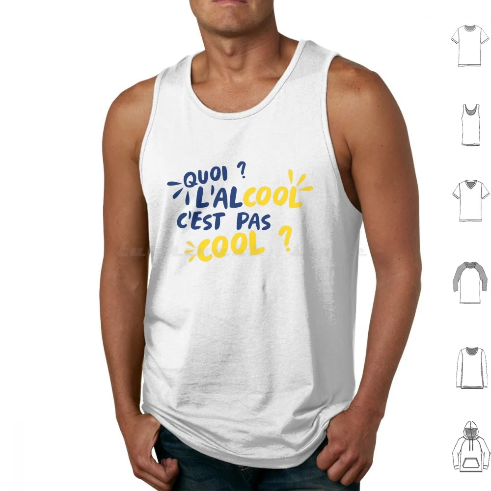 Не круто? Майка без рукавов французская ТВ-серия цитата Golri Flame фотография мерада