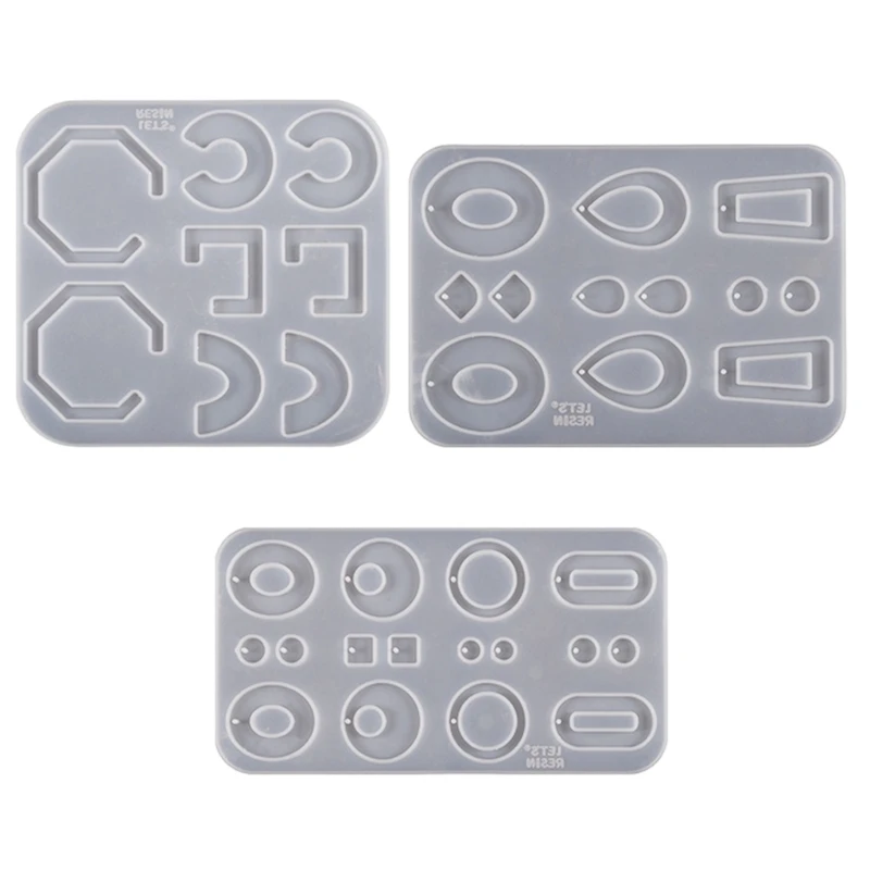 

Ювелирные изделия из смолы LX9D, форма для брелока из смолы, силиконовая форма для подвесок из смолы, брелок, ожерелье, серьги, изготовление ювелирных изделий