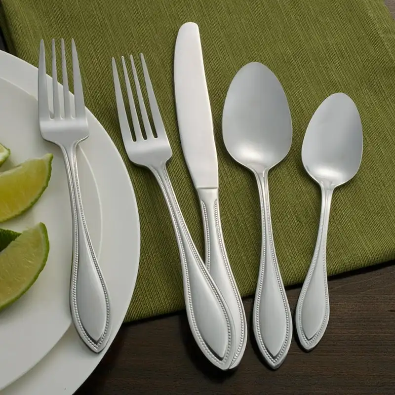 

Bead 20-piece 18.0 Stainless Steel Flatware Set, Service of 4