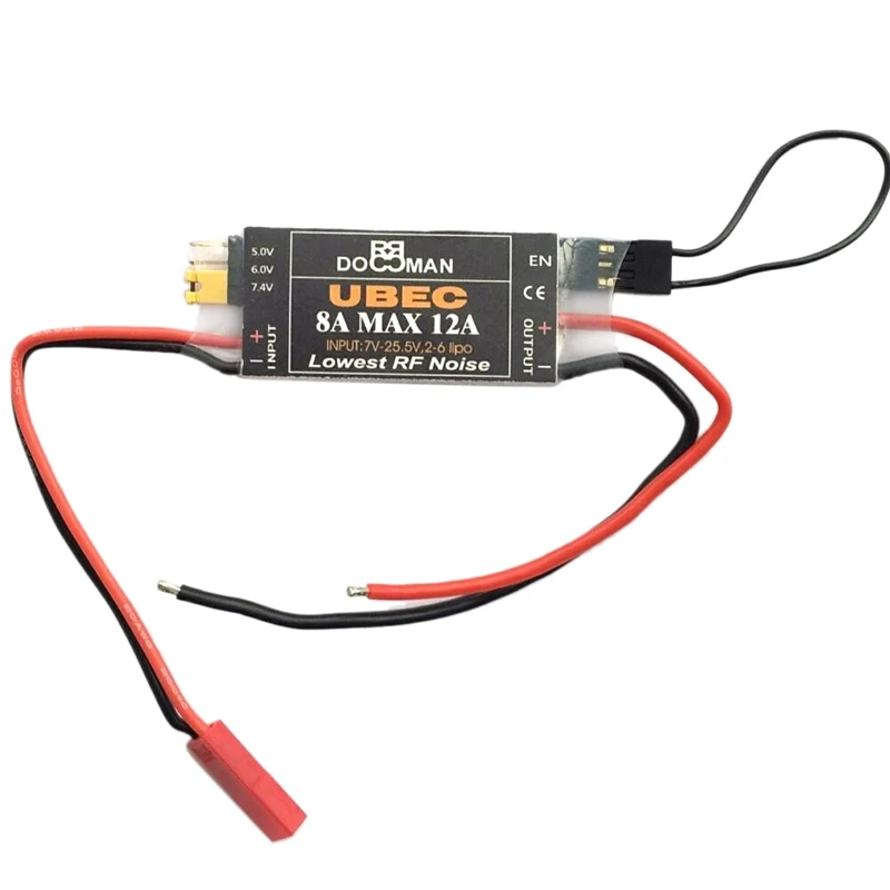 

DORCRCMAN DOMAN 5V/6V/7.4V Switchable Regulated Power Supply 8A Switching Power Supply External 8A High Voltage UBEC