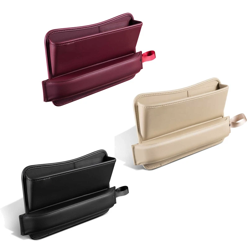 

Universal Car SUV Seat Gap Filler Organizer Remote Phone Holder Side Storage Box