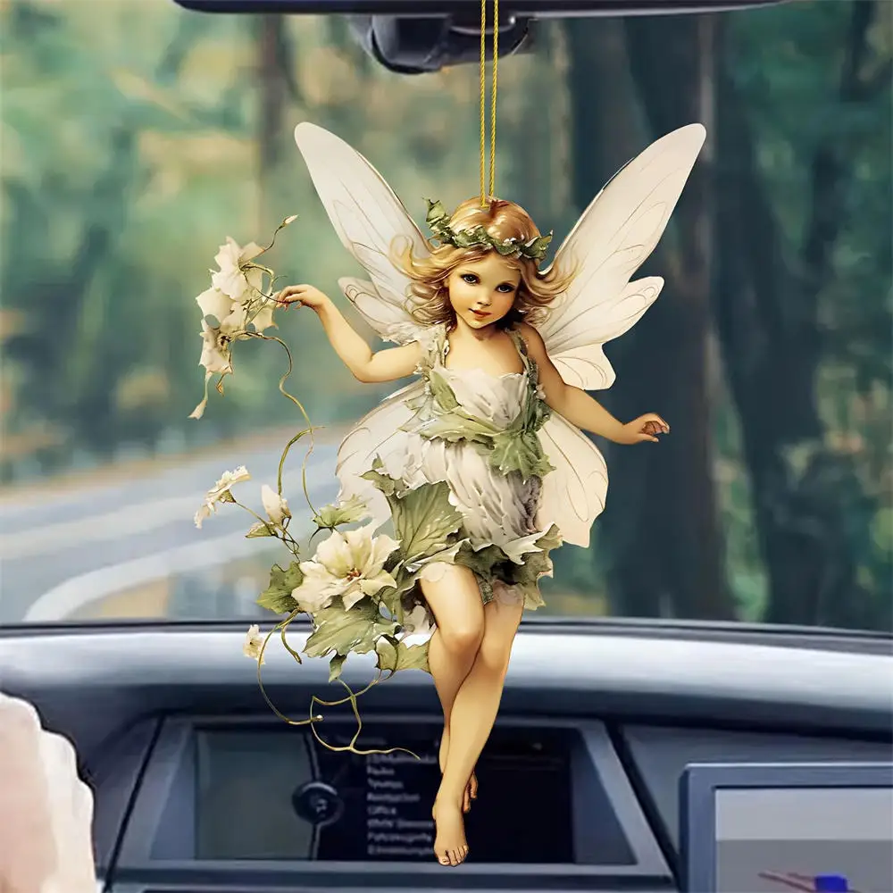 

Зелёный акриловый эльфийский кулон