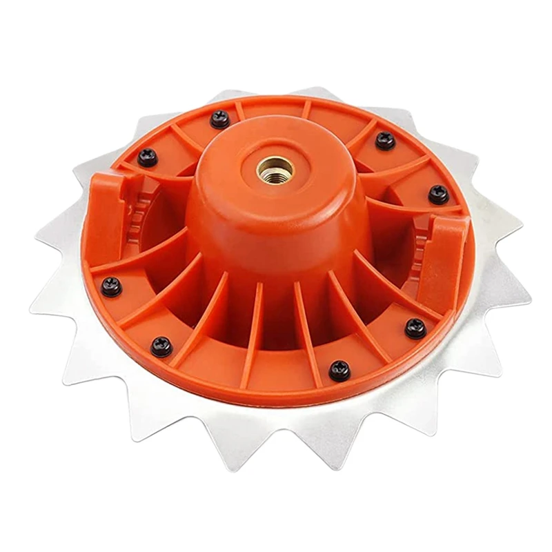 

Weed Brush with Serrated Edge Double Nylon Lines Grass Trimmer, Weed Brush for Brushcutter Grass Trimmer Brush Cutter