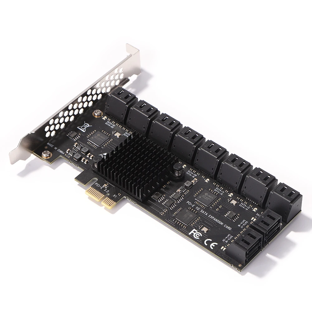 PCIe на 20/16/12 портов SATA 3 III 0 6 Гбит/с SSD-адаптер PCI-e PCI Express x1 плата контроллера