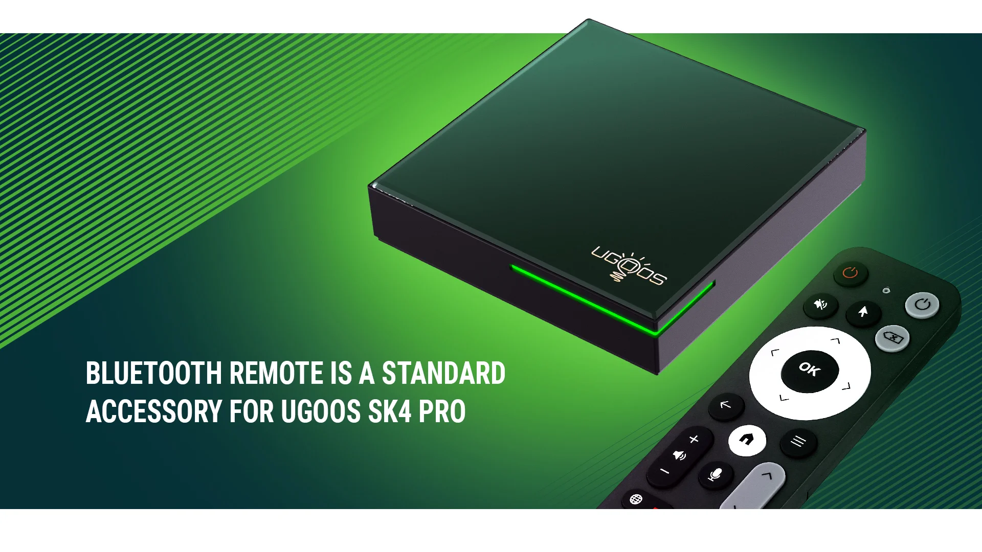 Фото Qriginal UGOOS SK4 Pro Android 14 Smart TV BOX Amlogic S905X5M-K BT5.4 LPDDR4 4G 64G AI-SR AV1 HDR SK4Pro ТВ-приставка Dolby №4