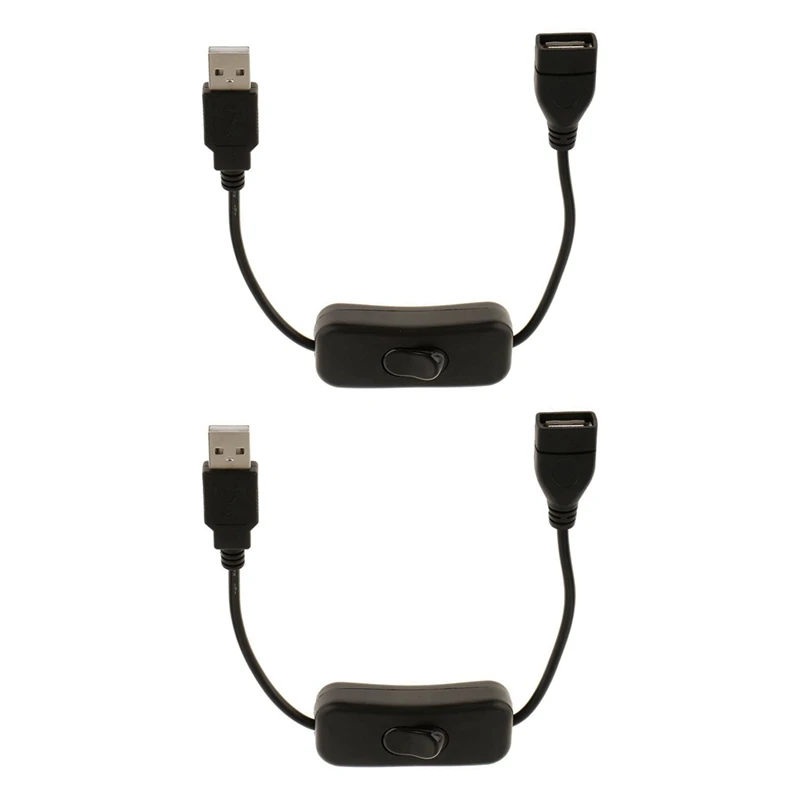 

2X Удлинительный кабель USB A «Папа-мама» с переключателем ВКЛ/ВЫКЛ.