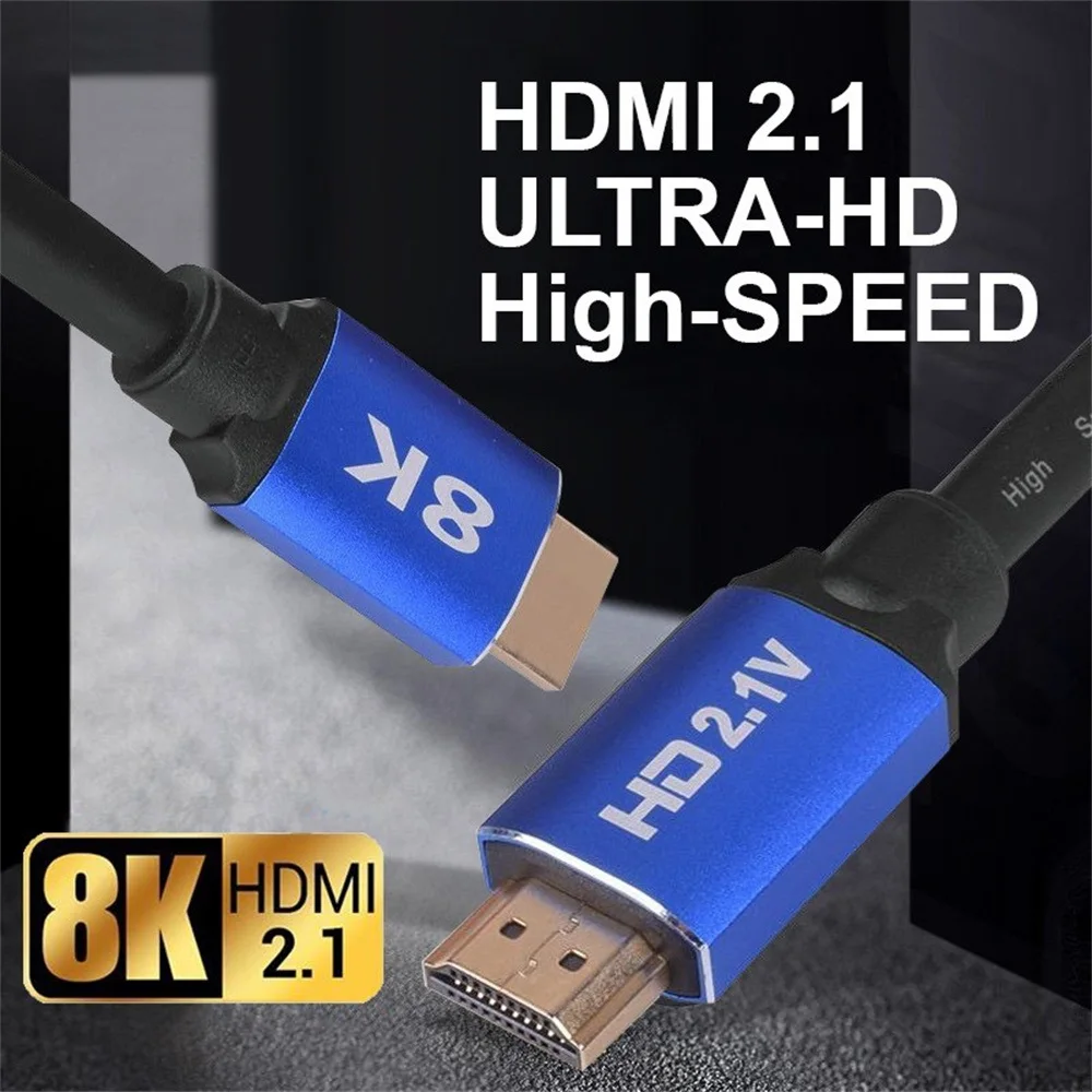 

HDMI-кабель для Xbox серии X, HDMI-кабель 2,1, 8K/60 Гц, 4K/120 Гц, HDMI-сплиттер для Xiaomi Mi Box PS5 HDR10 + 48 Гбит/с, HDMI 2,1