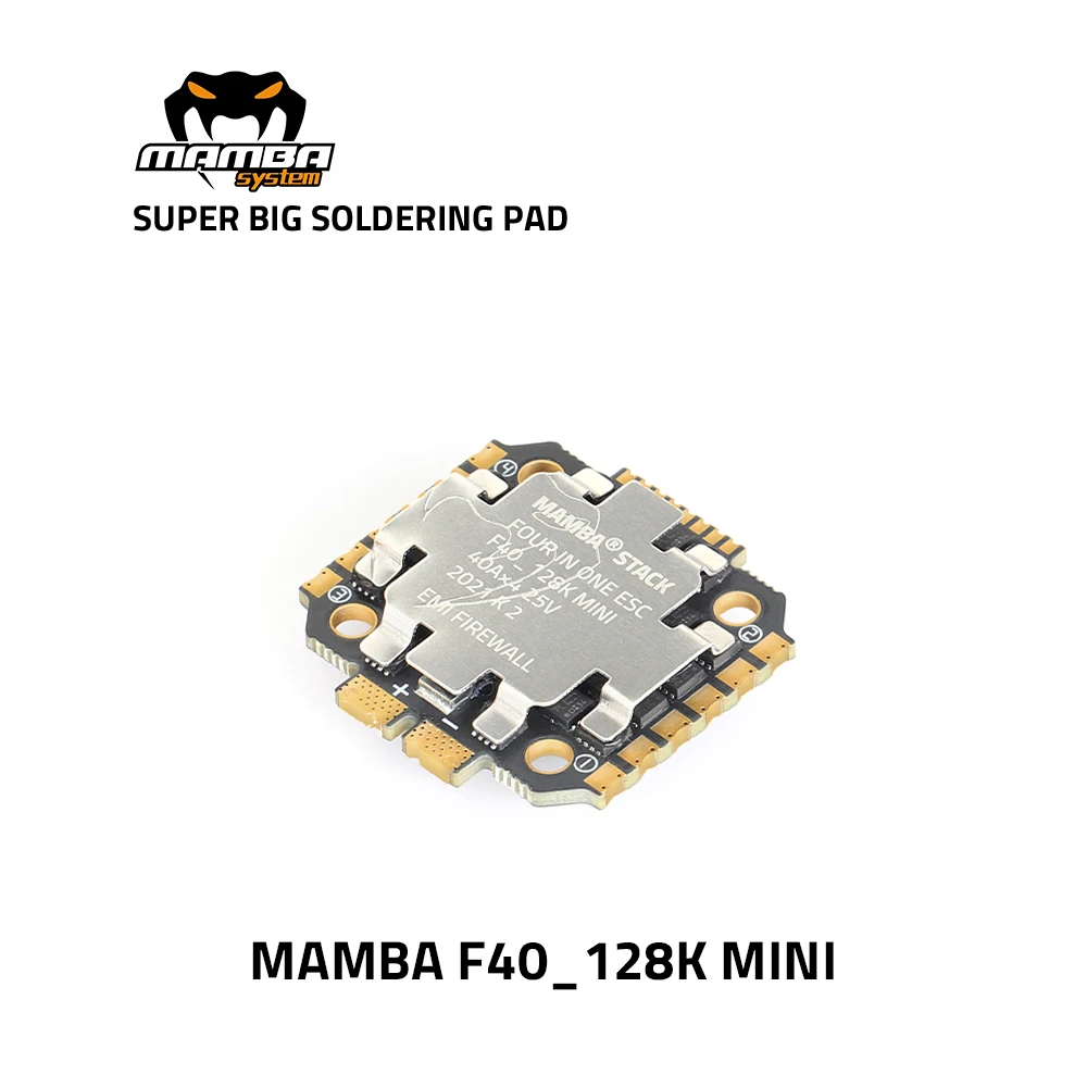 

DIATONE MAMBA F40_128K MINI ESC BL32 4IN1 40A 6S Dshot1200 Electronic Speed Controller for RC FPV Racing Drone toy model Parts