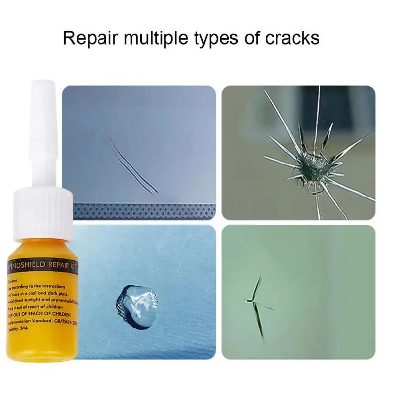 

Car Cracked Glass Repair Kit Windshield Nano Repair Liquid Auto Window Windshield DIY-Tools Glass Scratch Wholesale Dropshipping