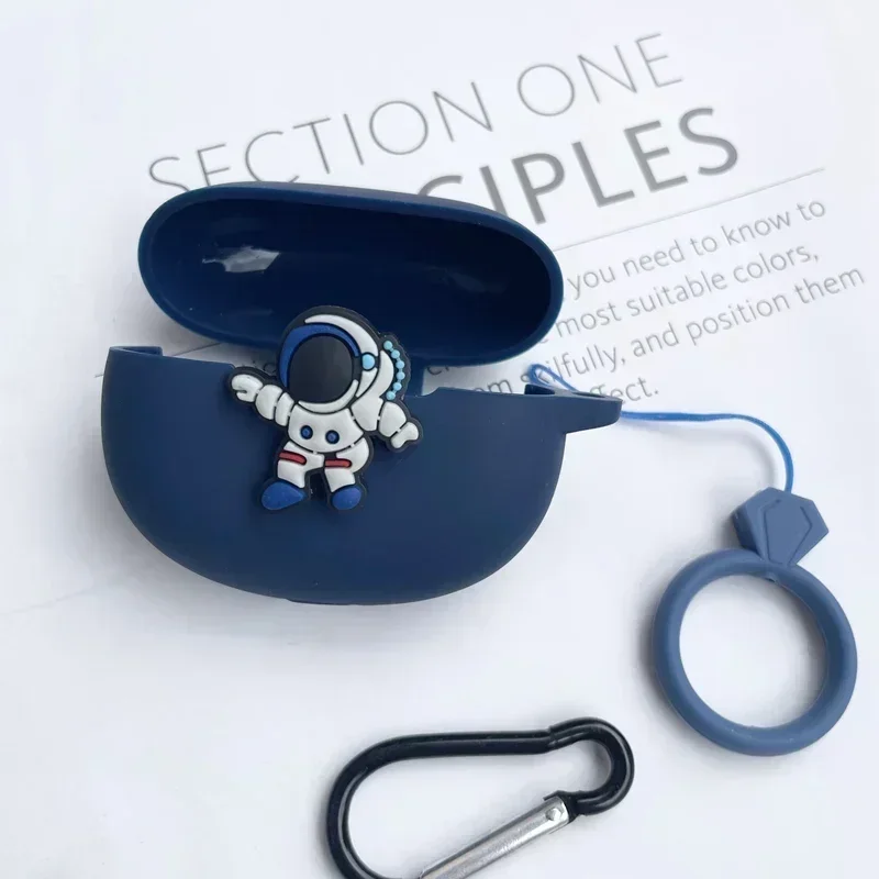 Противоударный силиконовый чехол для наушников Realme Buds T01