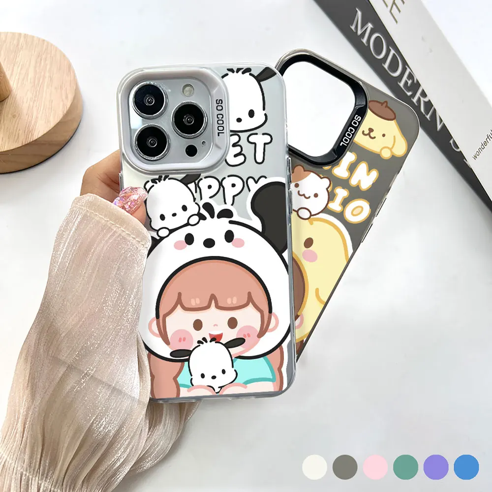 My Melody Pochacco Anime PHONE CASE FOR VIVO Y30 Y30I Y27 Y22 Y21E Y21A Y21G Y21T Y21 Y20 Y17 Y16 Y15A Y15 Y9 Y7 Y03 S 4G 5G