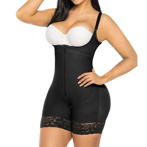 Fajas Colombianas Reducing Girdles BBL Postoperative Compressed Shapewear Women Waist Trainer Body Shaper Corset Slimming Belt