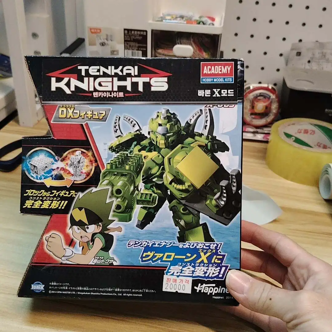 Фото Оригинальная корейская коллекционная фигурка Tenkai Knights Valon X Mode, абсолютно новая, в запечатанной упаковке, полный оригинальный комплект. №1