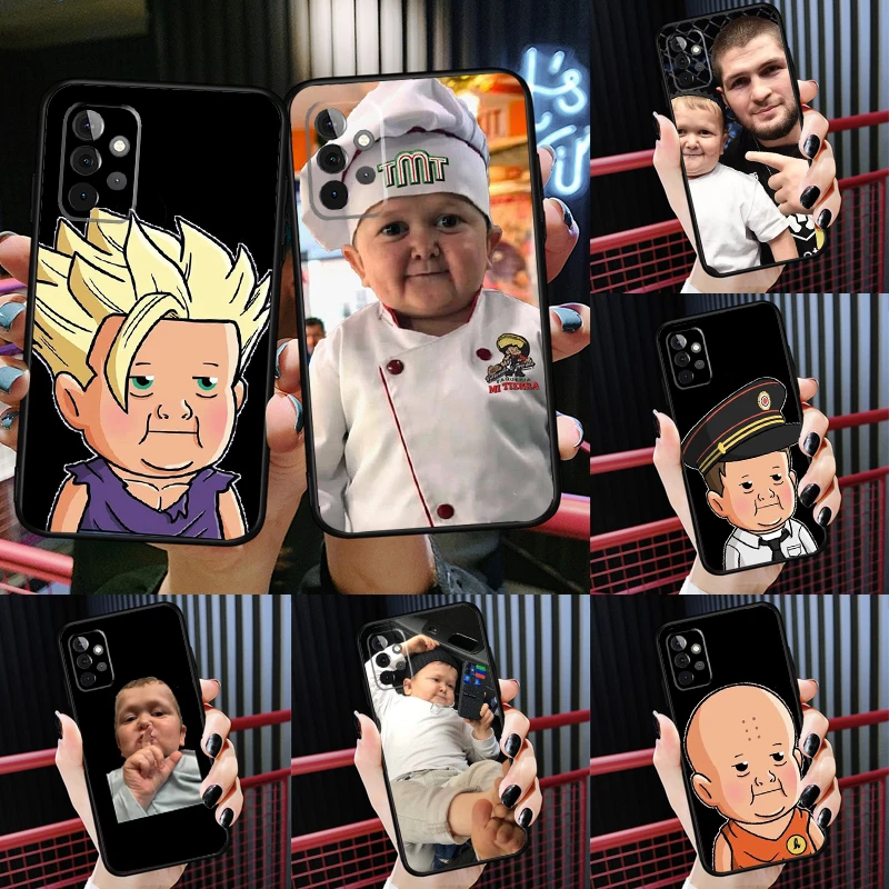 Забавный чехол для телефона Hasbulla Samsung Galaxy A55 A35 A25 A15 A16 A05 A06 A53 A33 A22 A32 A52 A14 A34 A54