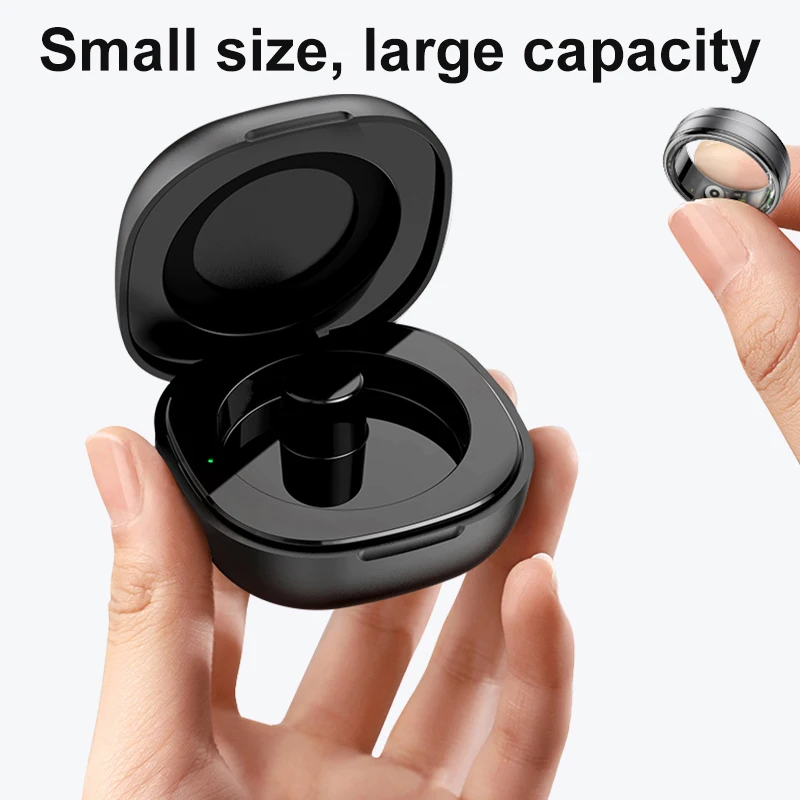 Фото Новое мужское кольцо R06 Smart Ring 2025 для женщин Mluti-Sport Mode Smartring с чехлом для зарядки, трекером фитнеса и сна для Xiaomi №3