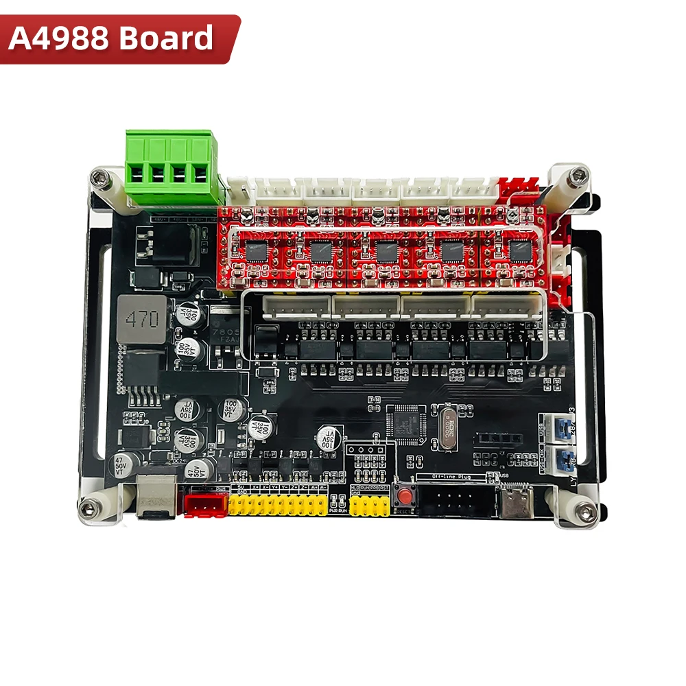 

CRONOS 4-осевой контроллер шагового двигателя GRBL