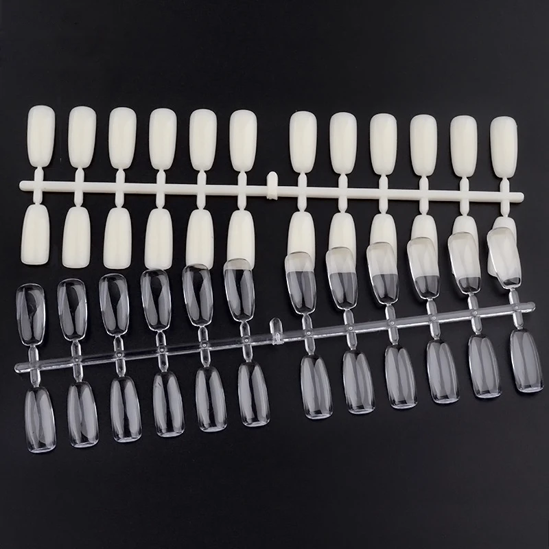 

120Pcs/bag False Nails Tips Color Card Practice Display Showing Shelf Tools Manicure DIY Nail Display Nail Art Practice Tool