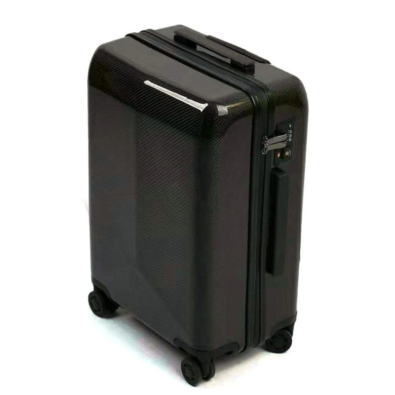 

carbon fiber 20 inch suitcase set trolly luggage travel bag for business