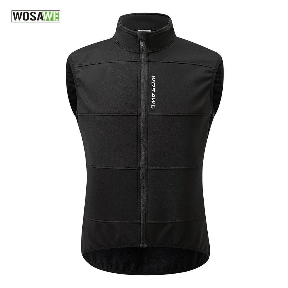 

Best Sell WOSAWE 2022 NEW Winter Cycling Vest Warm Up Ciclismo Sleeveless Bike Bicycle Jacket MTB Coat Windproof Cycling Clothin