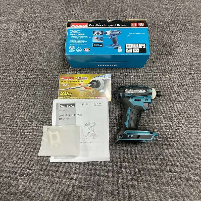 Новинка Makita DTD172 беспроводная ударная дрель 18 в LXT BL бесщеточный электродвигатель