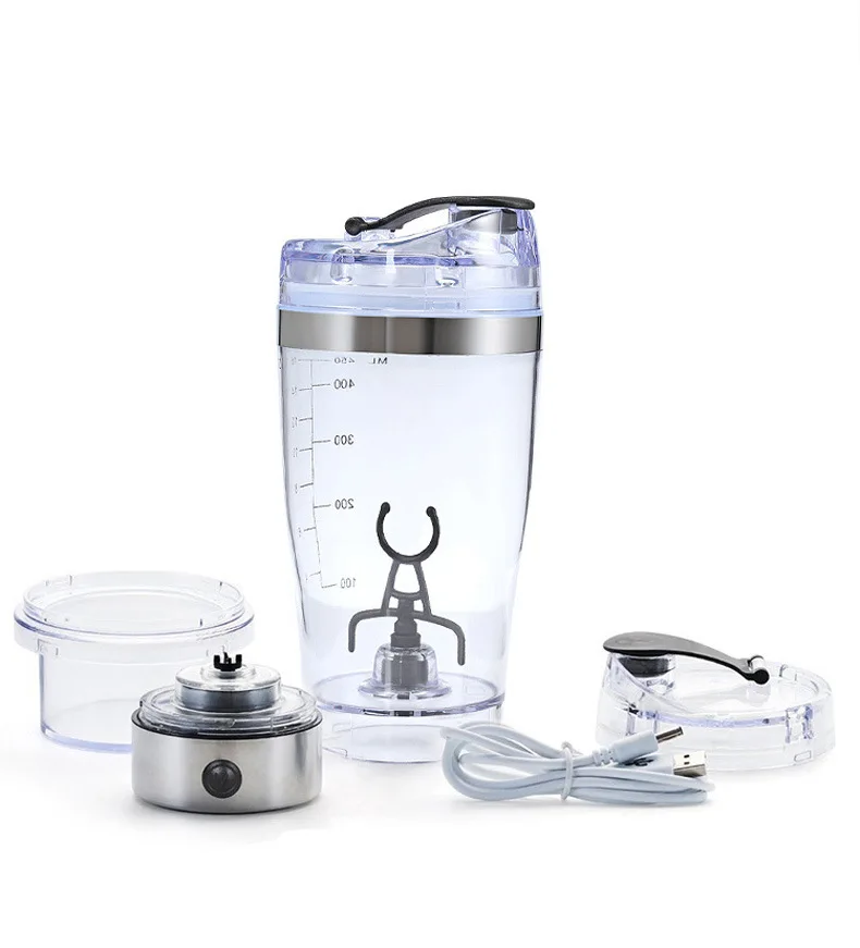 

USB Rechargeable Electric Mixing Cup Portable Protein Powder Shaker Bottle Mixer Shaker Bottle Protein Shaker Protein Cup Shaker