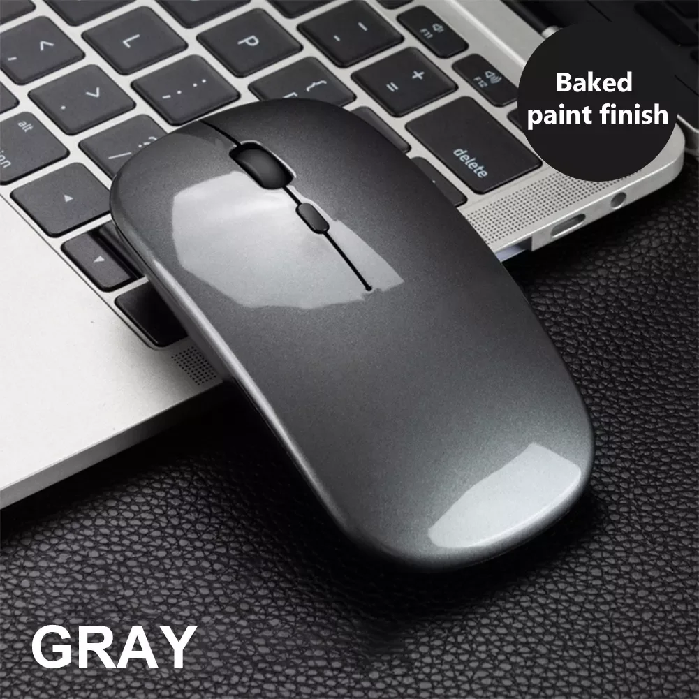 

1600 DPI USB Rechargable Optical Wireless Computer Mouse 2.4G + Bluetooth-compatible Dual Mode Super Slim Mouse For PC Laptop