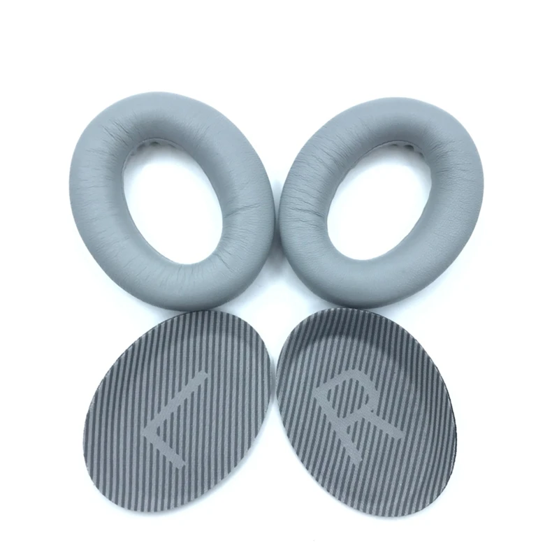 

Soft Sponge Lambskin Earpads Compatible with QC35 Earphone Memory Foam Ear Cushions Headphone Round Cups Earmuffs E8BE
