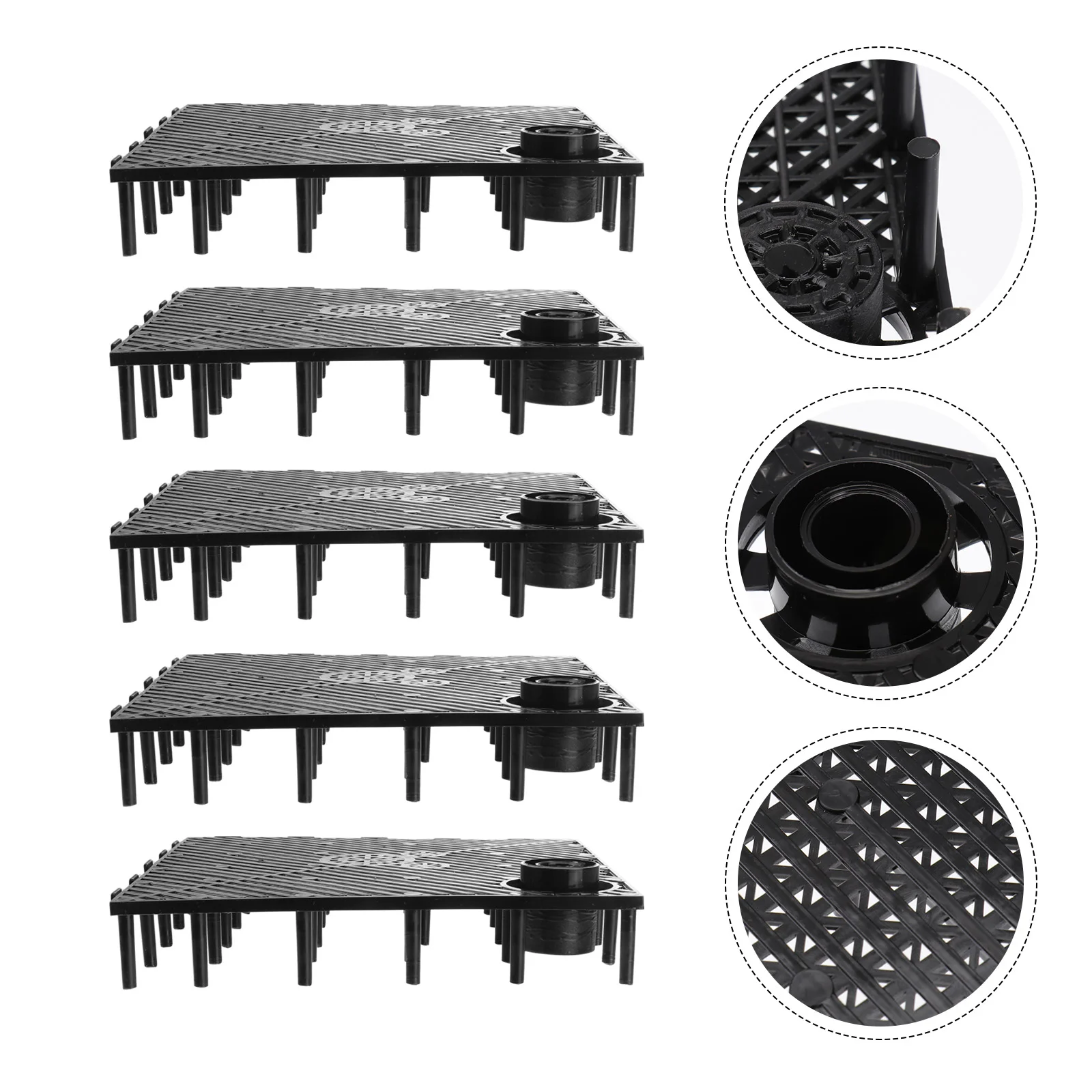 

5Pcs Aquarium Divider Isolation Board Fish Tank Divider with Supporting Feet