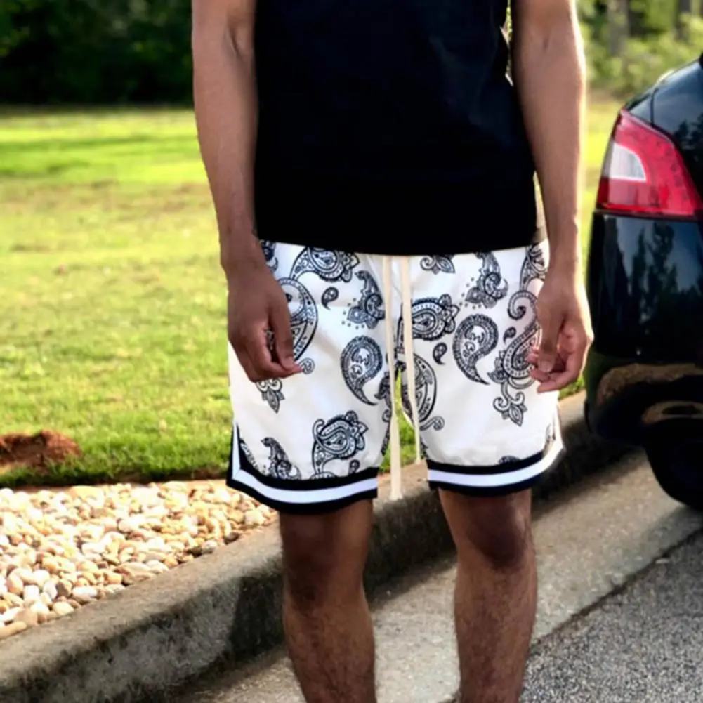 

All Match Thin Lace-up Printed Shorts for Training Jogger Shorts All Match Thin Lace-up Printed Shorts for Training