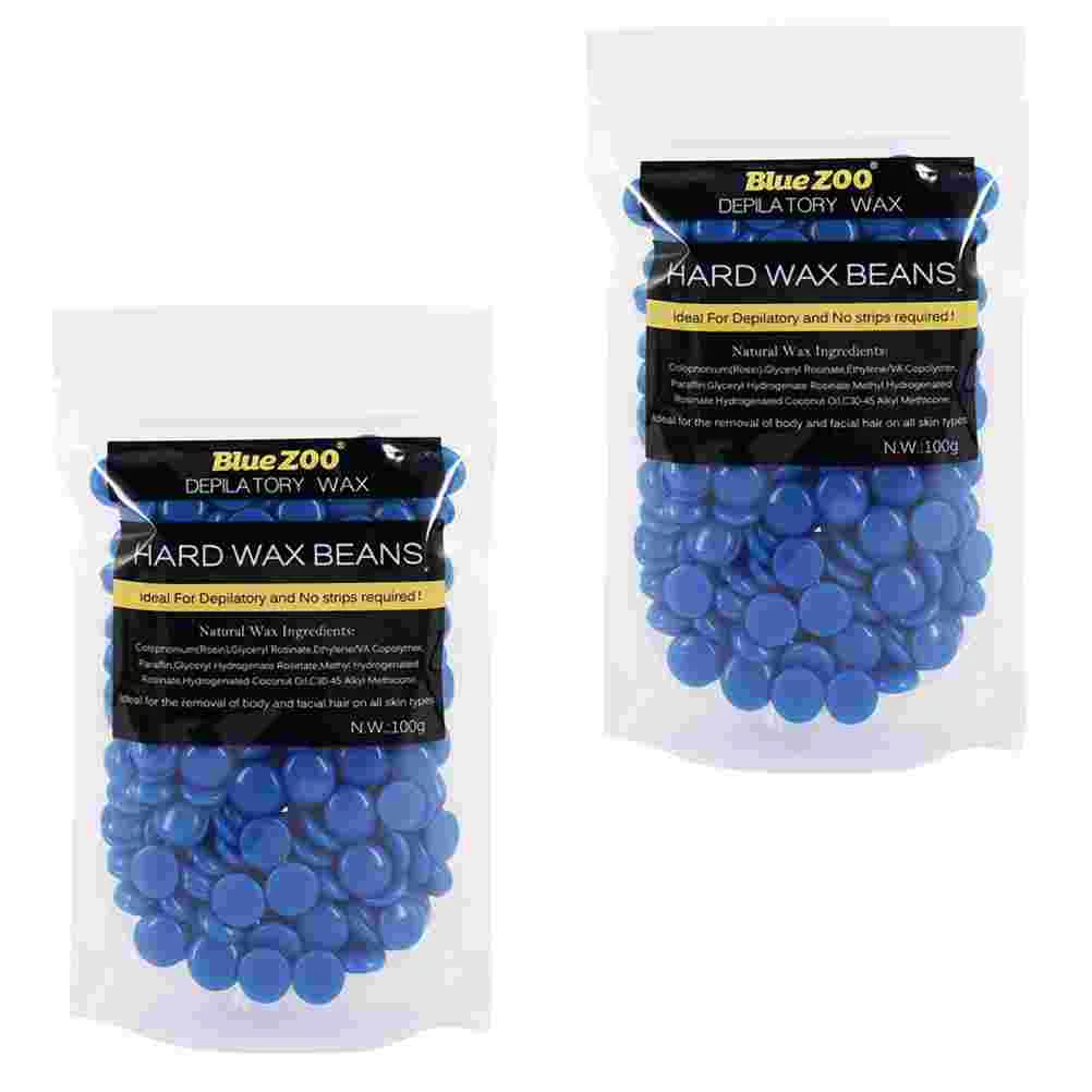 

2Pcs Practical Hard Wax Beads Creative Hair Removal Tools Hard Wax Beans
