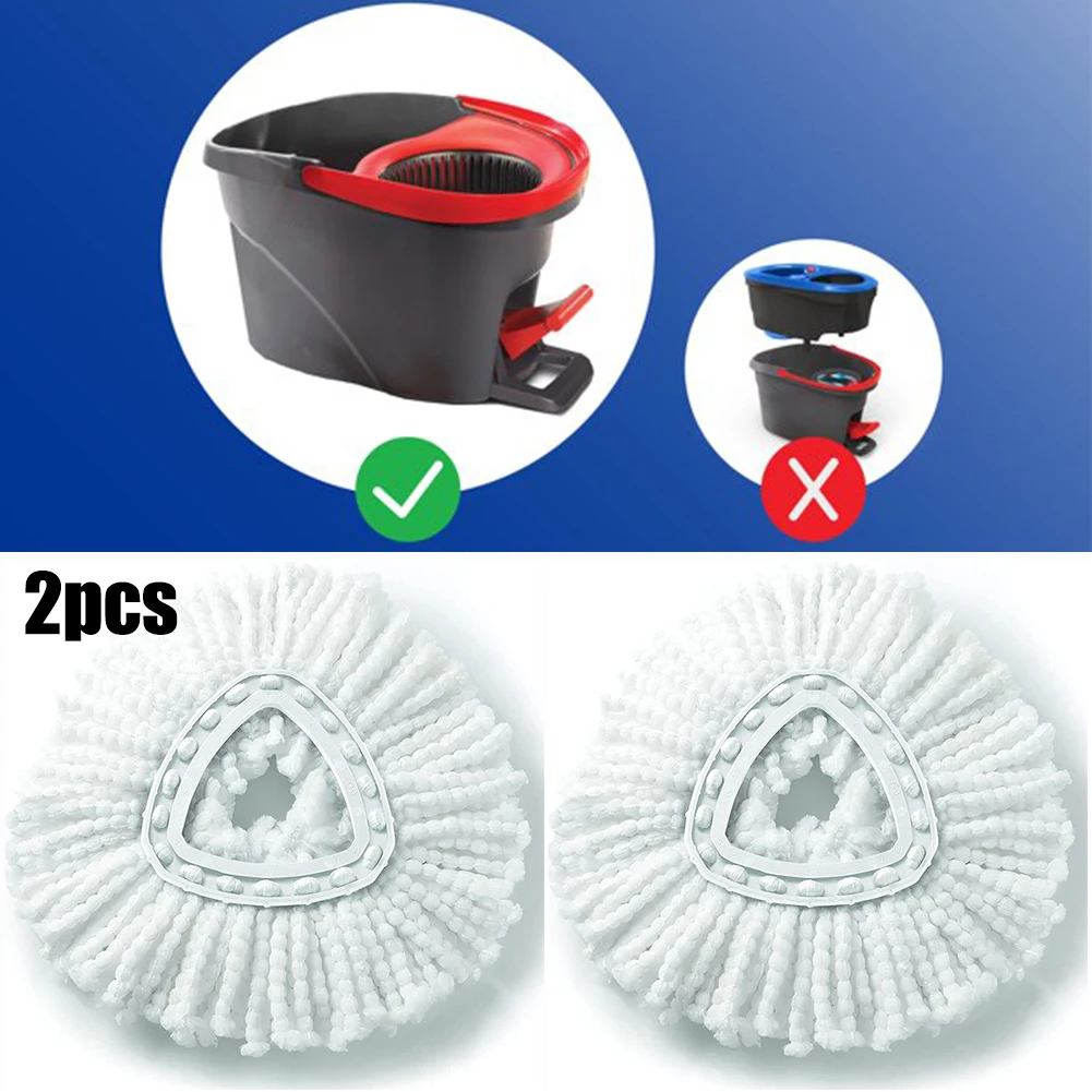 2 шт. многоразовые моющиеся сменные насадки для швабры Vileda |