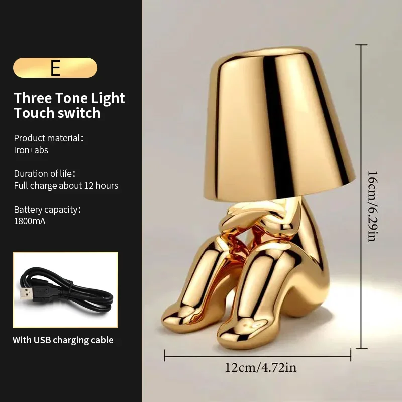 

Настольная лампа abay Золотая