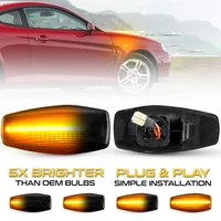 for hyundai elantra sonata coupe kia sportage rio sedona led dynamic car blinker side marker turn signal light lamp accessories