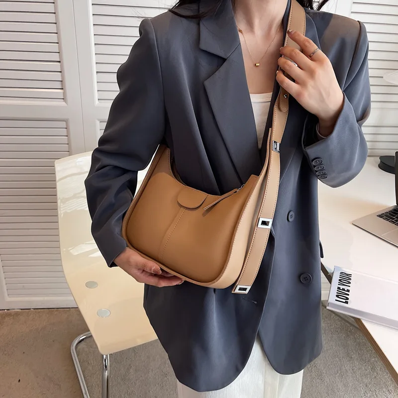 Fashion Luxury Shoulder Bags Women Pu Leather White Summer Crossbody Bags Korean Style Designer Small Black Shopper Bag Purses