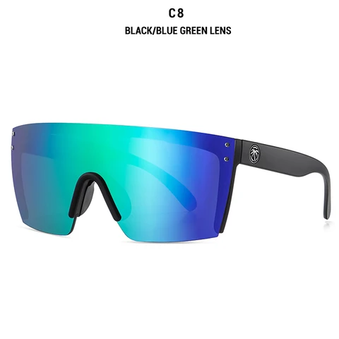 2024 новые высококачественные роскошные брендовые солнцезащитные очки Heatwave квадратные цельные линзы женские мужские солнцезащитные очки UV400 с коробкой
