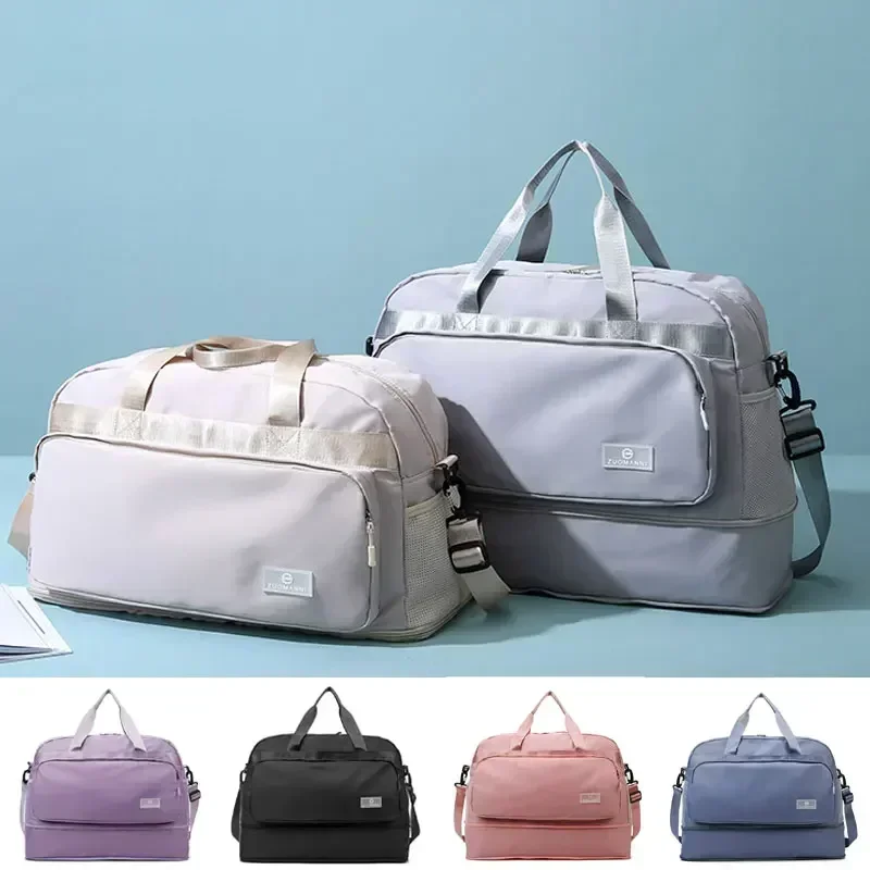 

Travel Bag Travel Set Pull Rod Men And Women Large Capacity Sports Backpack Portable Boarding Bag Fitness Yoga Swimming Pack