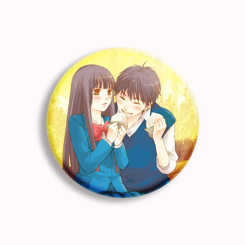 Аниме Kimi Ni Todoke Кнопка булавка Kuronuma Sawako Kazehaya Shouta мультфильм девушка манга брошь значки сумка Декор парные влюбленные подарки (art.: 3920c8a0ebf82) - 3920c8a0ebf82