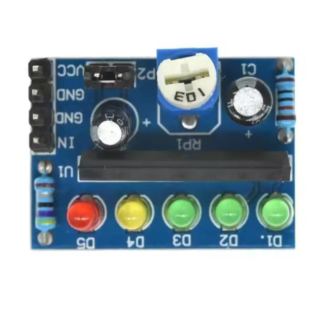 Индикатор уровня напряжения аудиосигнала DC 3.5V-12V KA2284, индикатор заряда батареи, красно-зеленый светодиод для вольтметра, измерителя уровня звука (VU-метр) (art.: 3920dbbbbfa56) - 3920dbbbbfa56