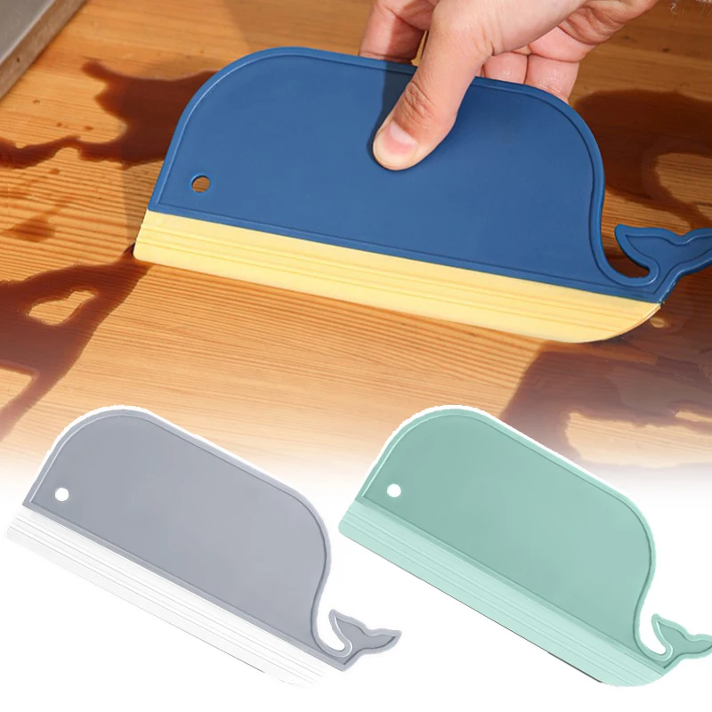 

Mini Whale Glass Wiper Multifunctional Wiper Window Glass Bathroom Mirror Cleaning Wiper Home Bathroom Kitchen Cleaning Supplies