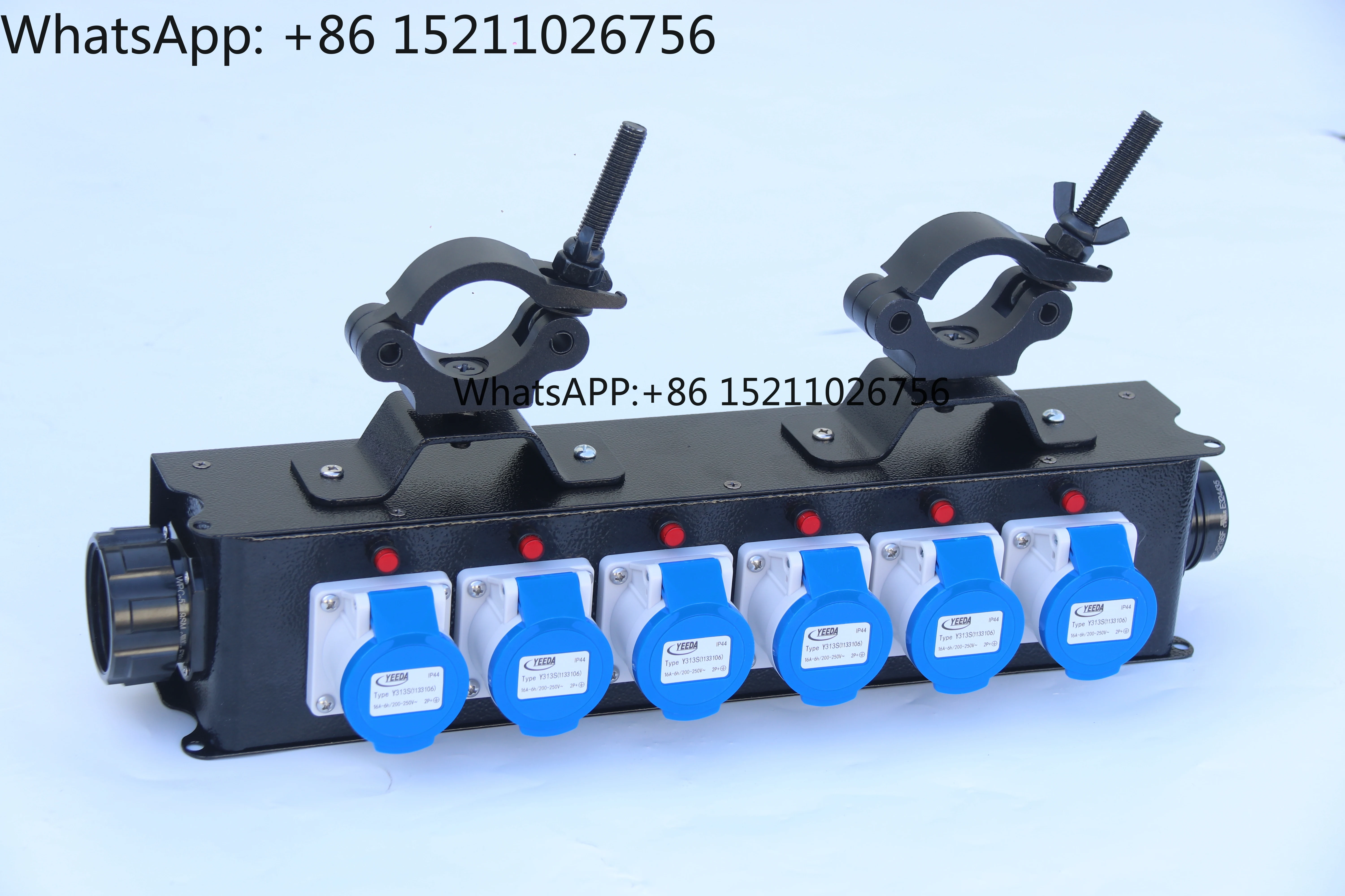 Фото Socapex to CEE Box 6*16A CEE 3P Выходная распределительная коробка питания 6*16A для небольших сценических оборудования №2