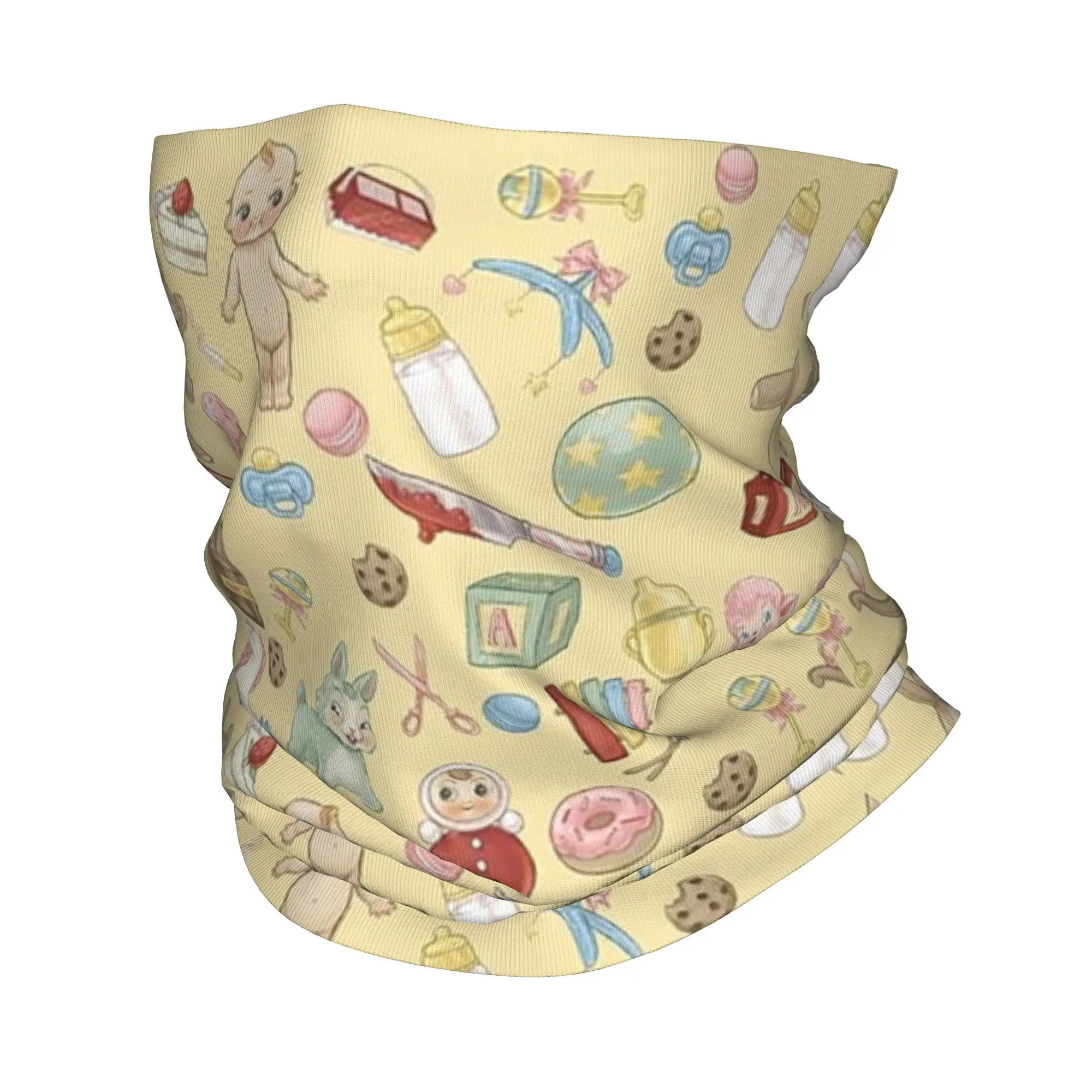 Пользовательские Melanies Martinez Cry Baby Portals Бандана Зимняя теплая шея Мужской