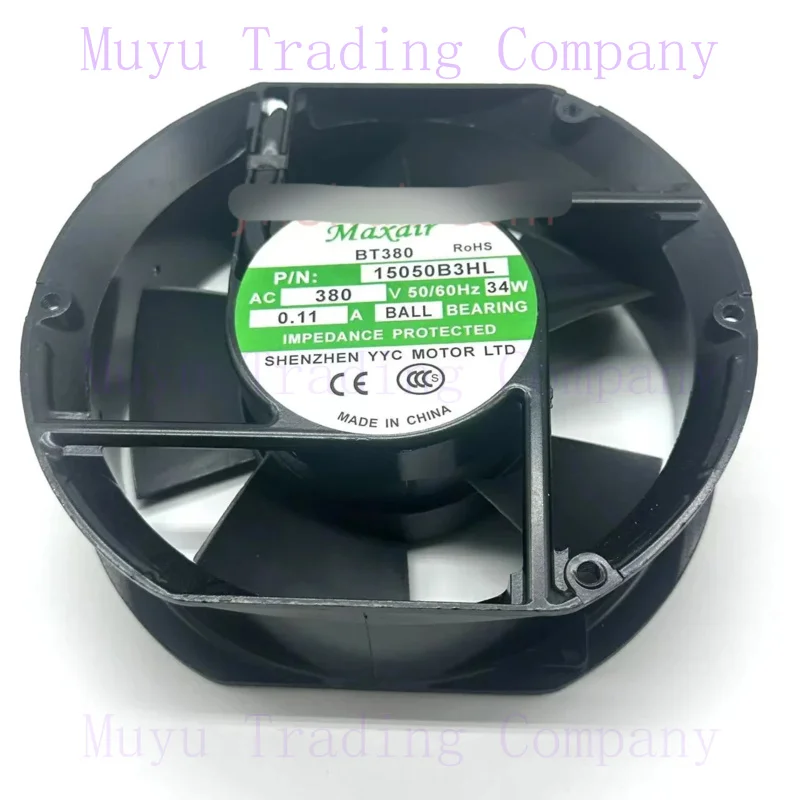 ДЛЯ MAXAIR 15050B3HL AC 380 В 34 Вт 0 11 А 150x150x50 мм охлаждающий вентилятор для сервера