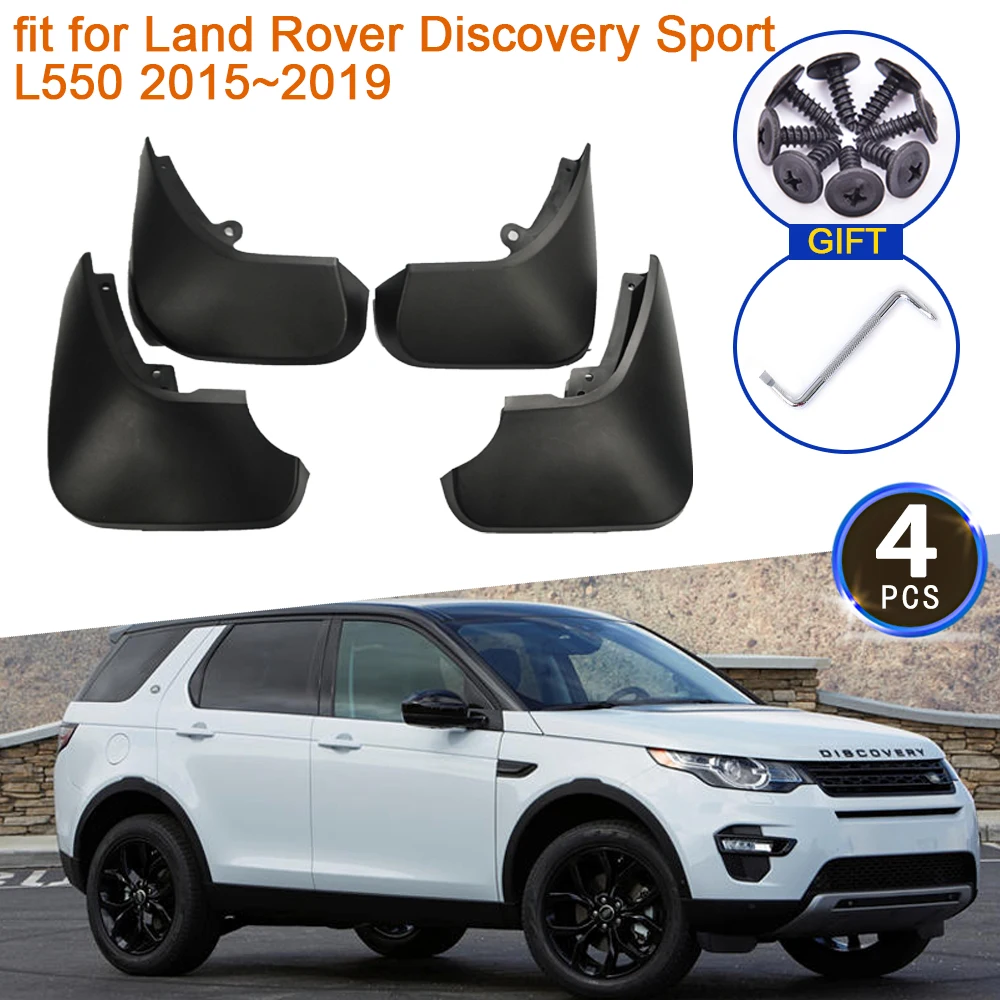 

Для Land Rover Discovery Sport L550 2015 2016 2017 2018 2019 Брызговики Брызговики Fender Flare Задние автомобильные аксессуары