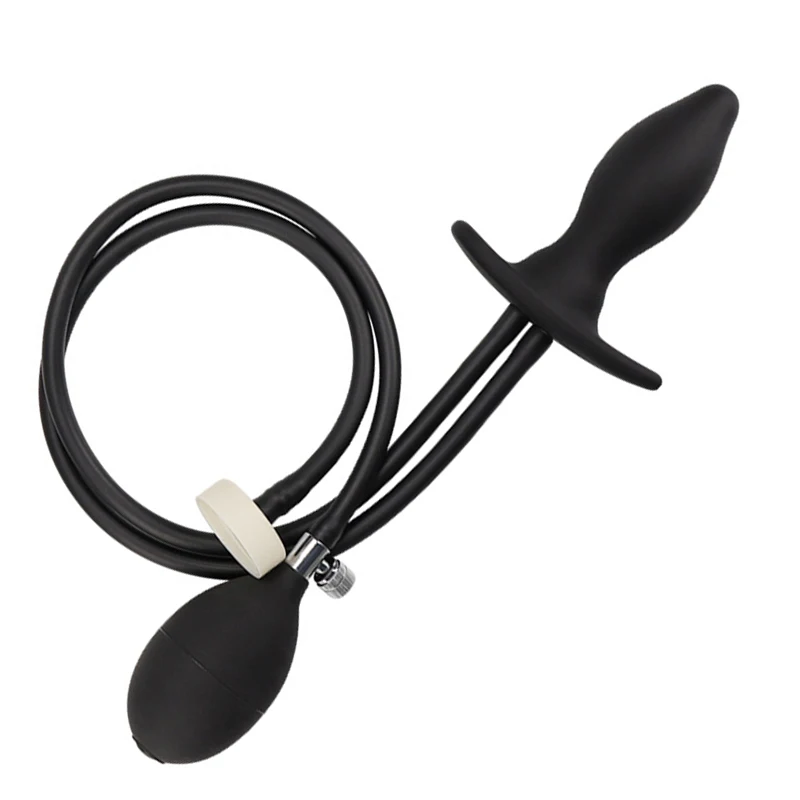 Портативная силиконовая клизма черная